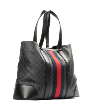 Alternative view of Gucci Tote Web Large GG Supreme Blu