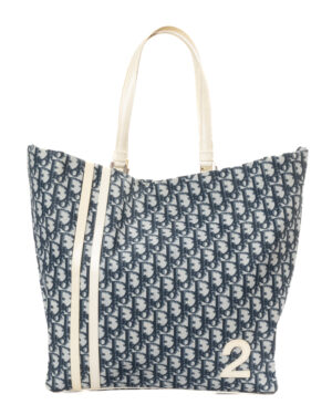 Dior Tote Vertical N. 2 Medium Trotter Blu