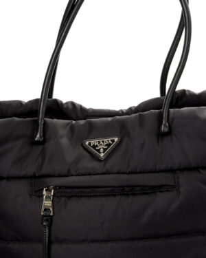 Alternative view of Prada Tote Square Zip Large Nylon Nera