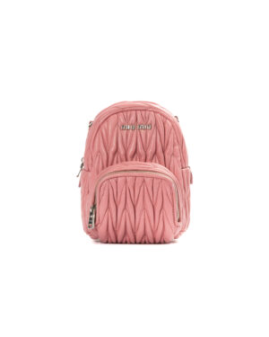Miu Miu Zaino Micro Groffato Rosa