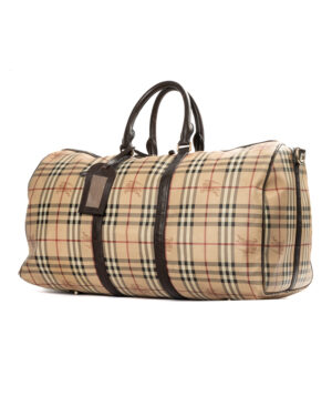 Alternative view of Burberry Borsone 55 Bandouliere Check Marrone