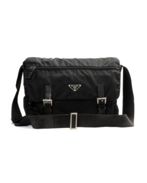 Prada Messanger Zip Small Nylon Nera