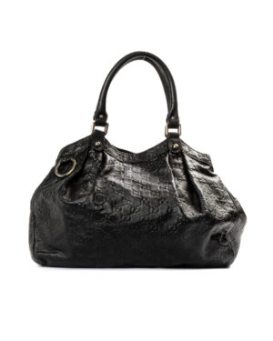Gucci Sukey Medium GG Guccissima Nero