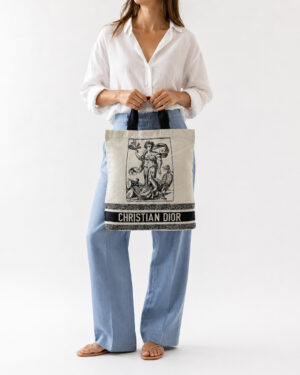 Alternative view of Dior Tote Cruise Small Canvas Blu