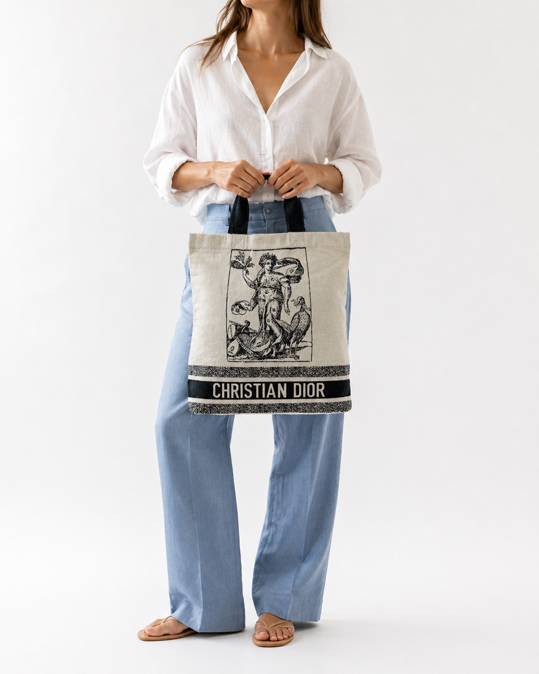 Dior Dior Tote Cruise Small Canvas Blu immagine 2