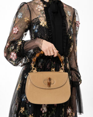 Alternative view of Gucci Bamboo 1947 Small Vintage Beige