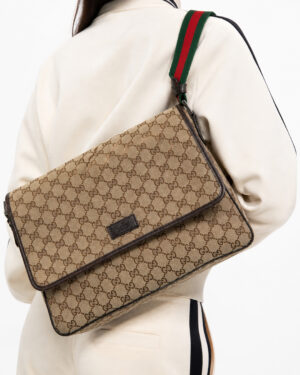 Alternative view of Gucci Messanger Medium GG Supreme Marrone