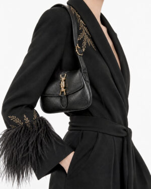 Alternative view of Gucci Pochette Jackie Mini Box Nera