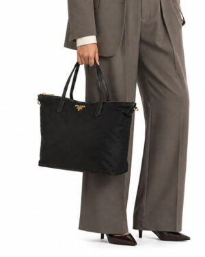 Alternative view of Prada Shopper Medium Nylon Nera