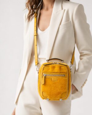 Alternative view of Fendi Travel Mini Bag Montone Gialla