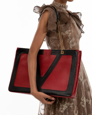 Alternative view of Valentino Shopper Viva Superstar V Logo Rosso