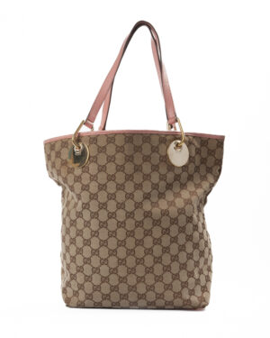 Gucci Tote Vertical Medium GG Supreme Rosa