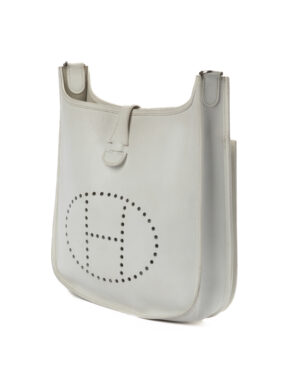 Alternative view of Hermès Sac Evelyne 29 Epsom Bianca