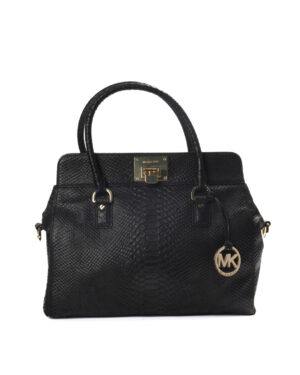 Michael Kors Astrid Shopper Medium Pitone Nera