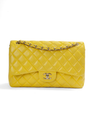 Chanel Jumbo Timeless Double Flap Gialla