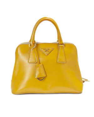 Prada Promenade Small Saffiano Gialla