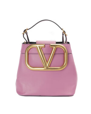 Valentino Bucket Supervee Small Rosa