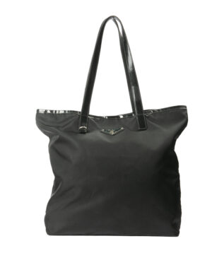 Prada Shopper Vertical Medium Nylon Nero
