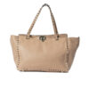 Valentino Shopper Rockstud Medium Cipria