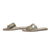 Valentino Slides V Logo Metallizata Oro