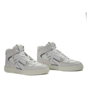 Valentino Sneakers Mid VLTN Bianca Grigia