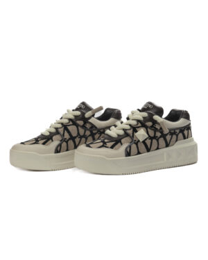 Valentino Sneakers One Stud Toile V Marrone