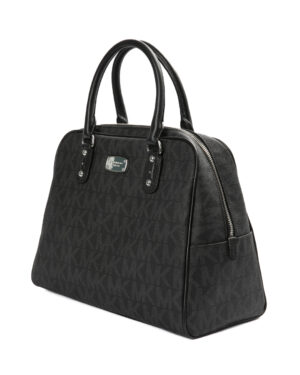 Alternative view of Michael Kors Dome Bag Medium Logata MK Nera