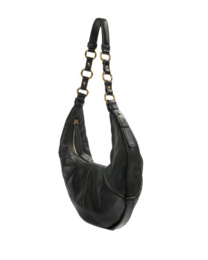 Alternative view of Saint Laurent Saharienne Hobo Small Nera