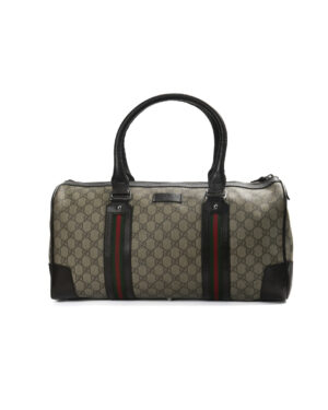 Gucci Boston 45 GG Supreme Web Marrone
