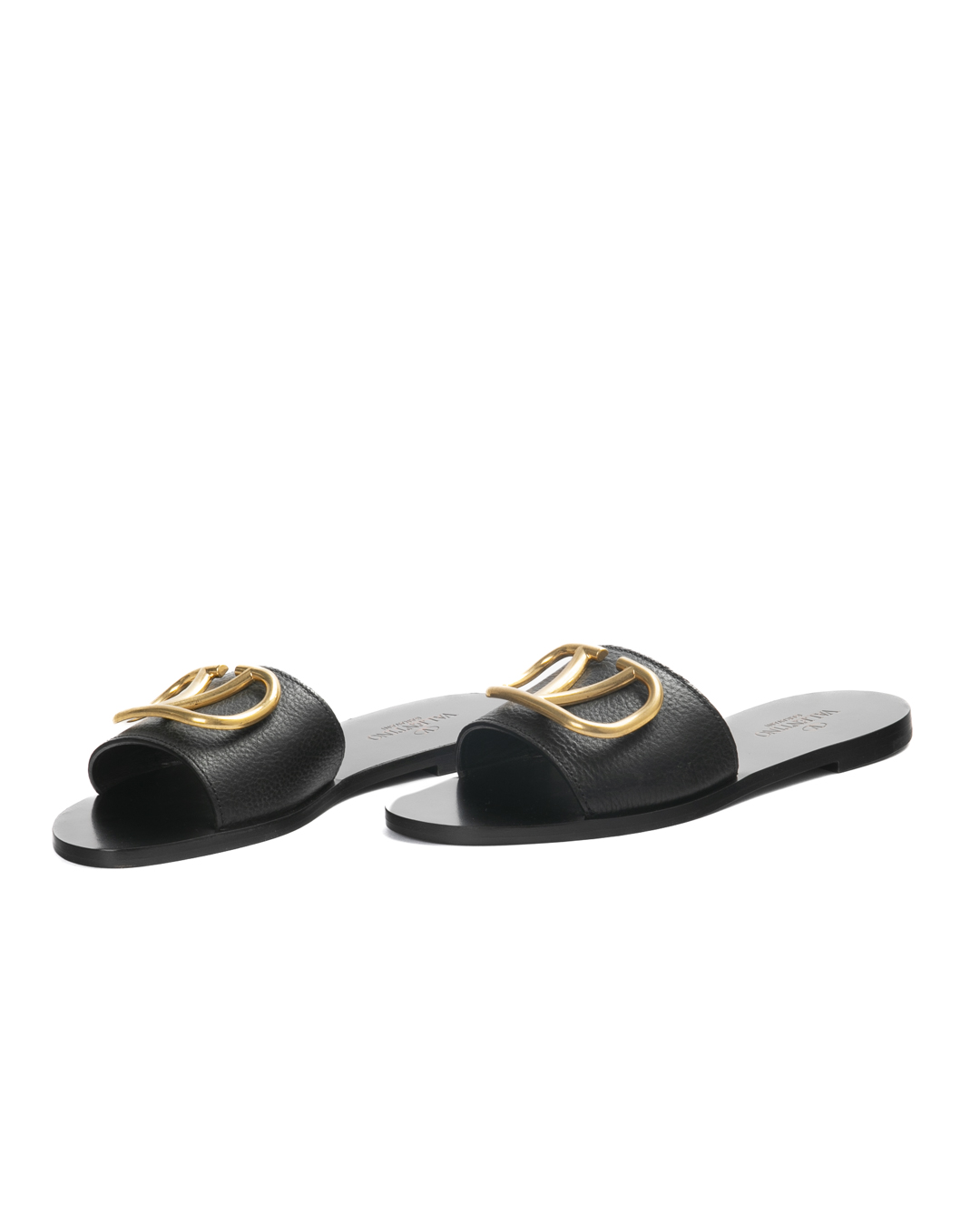 Valentino Slides V Logo Nera
