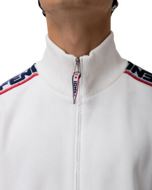 Alternative view of Fendi Felpa Zip Logo Bianca