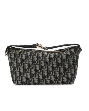 Dior Pochette DiorTravel Nomad Medium Oblique Blu