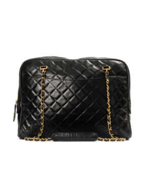 Chanel Shopper Chain Vintage Trapuntata Nera