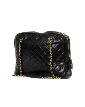 Alternative view of Chanel Shopper Chain Vintage Trapuntata Nera