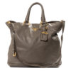 Prada Shopper Vertical Medium Fango