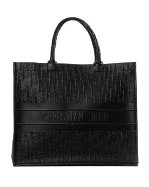 Dior Book Tote Large Pelle Oblique Nera