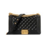 Chanel Boy Medium Trapuntata Nera