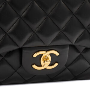 Alternative view of Chanel Maxi Jumbo Timeless Agnello Nero