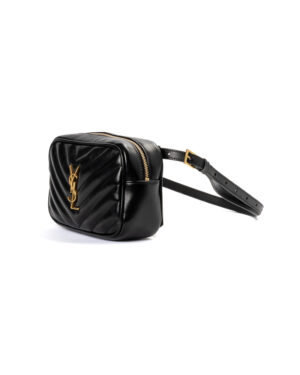 Alternative view of Saint Laurent Marsupio Lou Mini Matelassè Nero