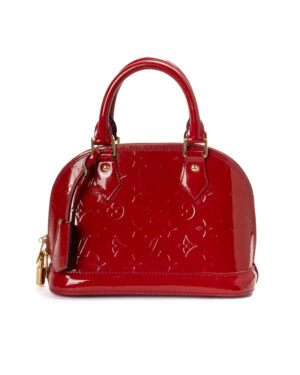 Louis Vuitton Alma BB Vernice Rossa