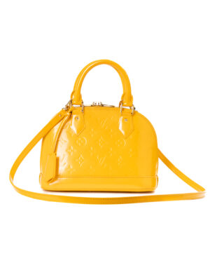 Louis Vuitton Alma BB Vernice Gialla