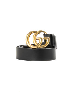 Gucci Cintura GG Marmont Nera