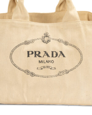Alternative view of Prada Canapa Bag Large Denim Beige