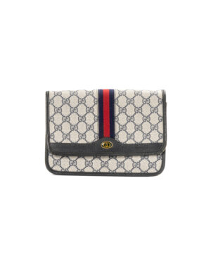 Gucci Tracolla Vintage Small Web GG Blu