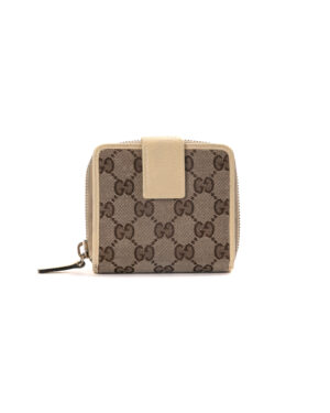 Gucci Portafoglio Compatto GG Supreme Bianco