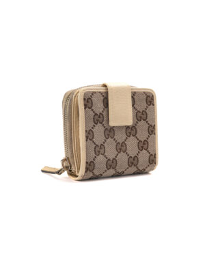 Alternative view of Gucci Portafoglio Compatto GG Supreme Bianco