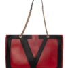 Valentino Shopper Viva Superstar V Logo Rosso