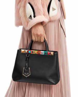 Alternative view of Fendi 2 Jours PM Rainbow Nera