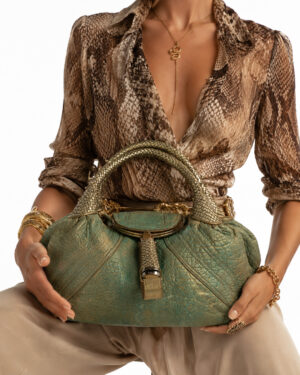 Alternative view of Fendi Spy Shopper MM Oro