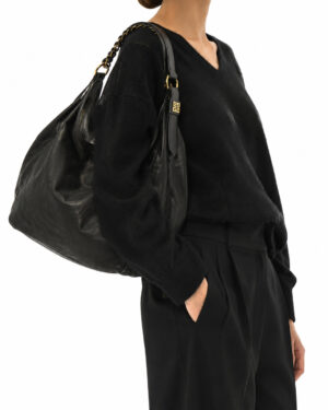 Alternative view of Givenchy Georges Hobo Medium Marrone